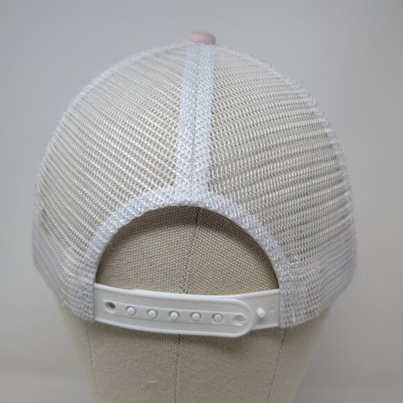 No Vacancy Idaho Snapback Trucker Hat Pink OS Adjustable Arcadian Outfitters - Picture 6 of 9